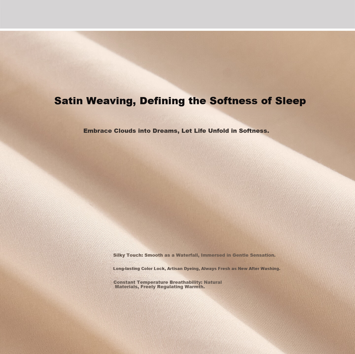 JIEBO 100-Thread Long-Staple Cotton Sateen Fitted Sheet Pure Cotton Mattress Protector 1.5m x 2m 4