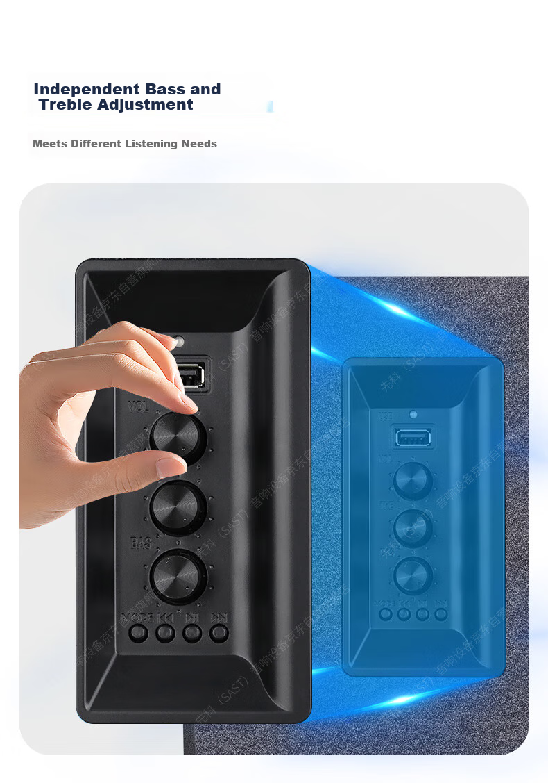 SAST Home Theater HIFI Bluetooth Speaker System for Living Room, Computer Desktop Audio, Audiophile-Grade 2.0 Subwoofer Set with Professional Microphones N26 8