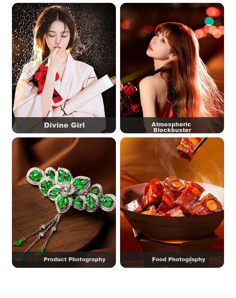 JIMANTU Live Fill Light Backlight Contour Hair Light Studio Spotlight Photography Beauty COB Spotlight Video Shooting Background Ambient Light LM8800 13