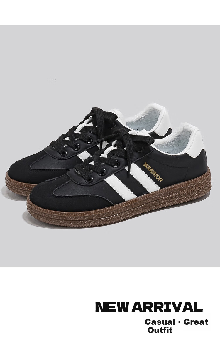 Warrior Official Women's Shoes 2026 New Summer Casual Sneakers for Women Simple Leisure Shoes White Gray Black Size 35 16