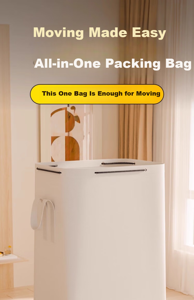 Miaoxinsi Large Capacity Moving Packing Bag Woven Ton Bag Logistics Transfer Organizer Thickened Waterproof Quilt Clothes Packing Tool 3