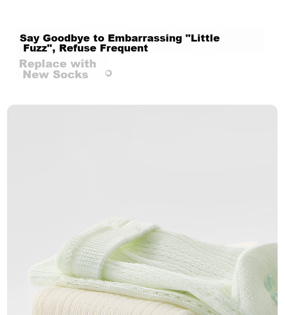 Betis Children's Socks Summer Thin Newborn Baby Mesh Mid-Calf Socks Solid Color Indoor Non-Slip Cooling Socks 19