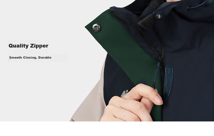 CAMEL Panda Windbreaker, Outdoor Waterproof Breathable Windproof Color-Block Autumn Hiking Jacket, Cycling Wear, Unisex Style 8640 22