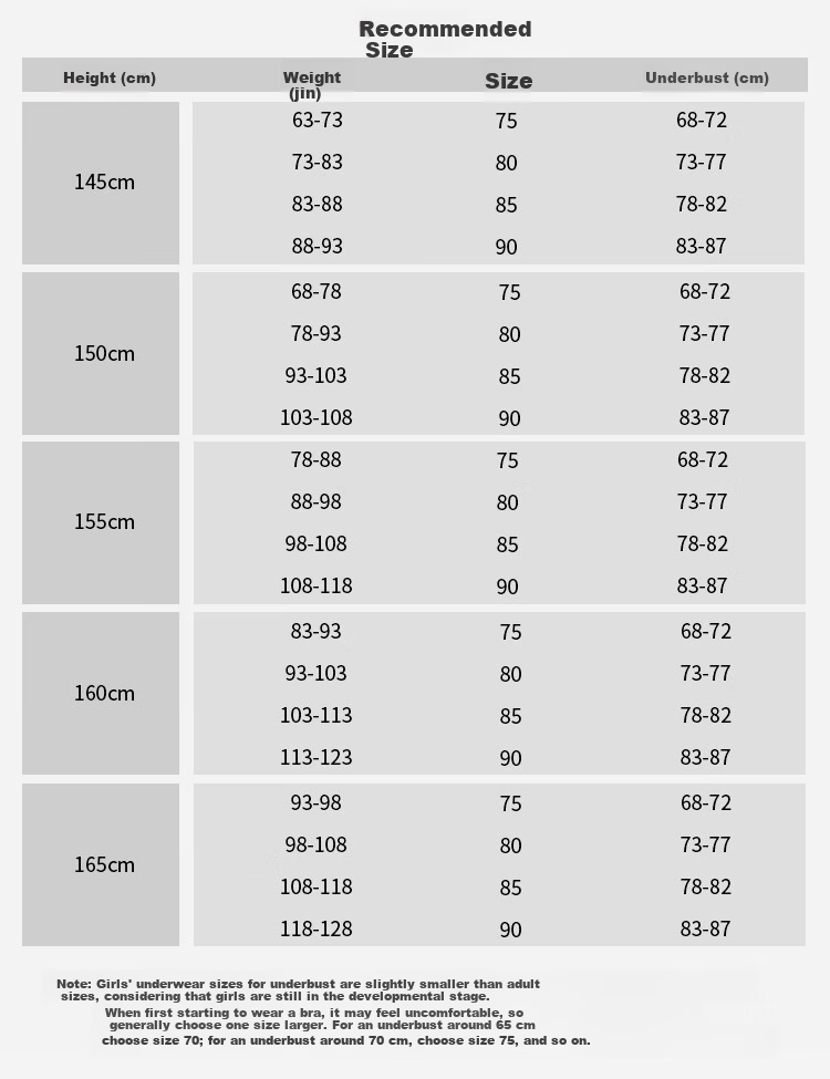 Ying's 7A Antibacterial Girls' Underwear Stage 1 Girls' Cotton Breathable Vest for Elementary School Girls 9-12 Years Old 12