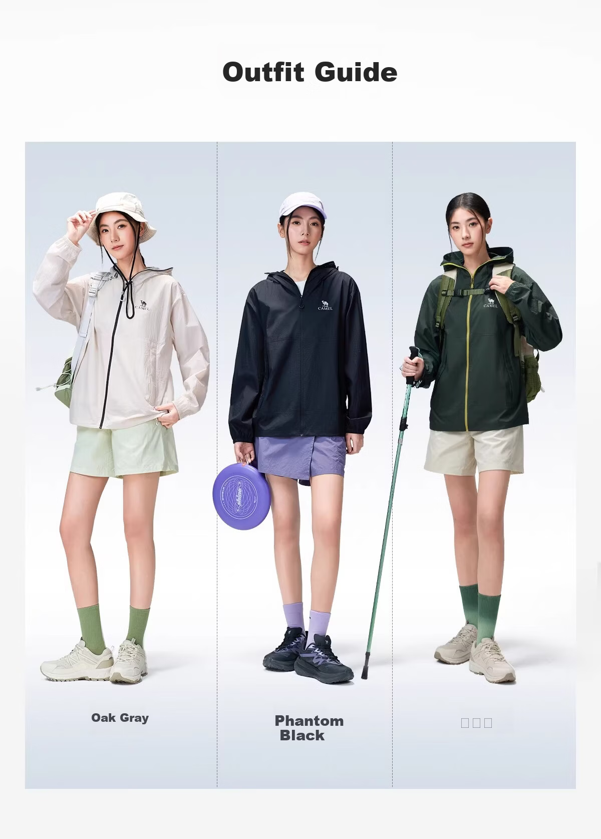 CAMEL [Wang Junkai Edition] Outdoor Sun Protection Jacket 2026 Spring Summer UV Protection Unisex Coat G028 11