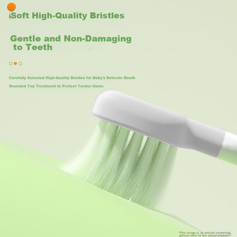AUX Kids Electric Sonic Toothbrush for Ages 5-12, Soft Bristles, Waterproof, DIY Stickers, Lime Green C01, JD Self-Operated