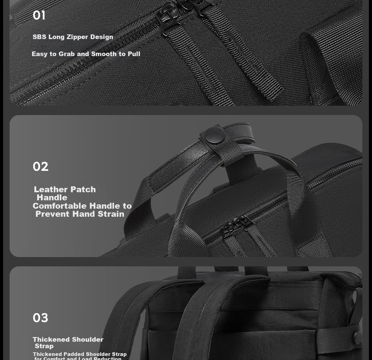 JINSHIWQ 16-inch Laptop Backpack Lightweight Stylish Commuter Bag for Men and Women Business Travel Handheld College Student Backpack 22