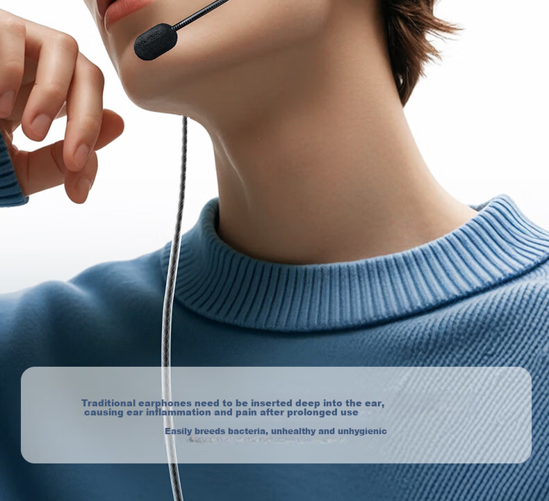 Liweilang Wired 2-in-1 Computer Headset with Microphone USB Headband Over-Ear HIFI Open-Type Type-C Noise-Cancelling HD Call Earphones for Desktop and Laptop 15
