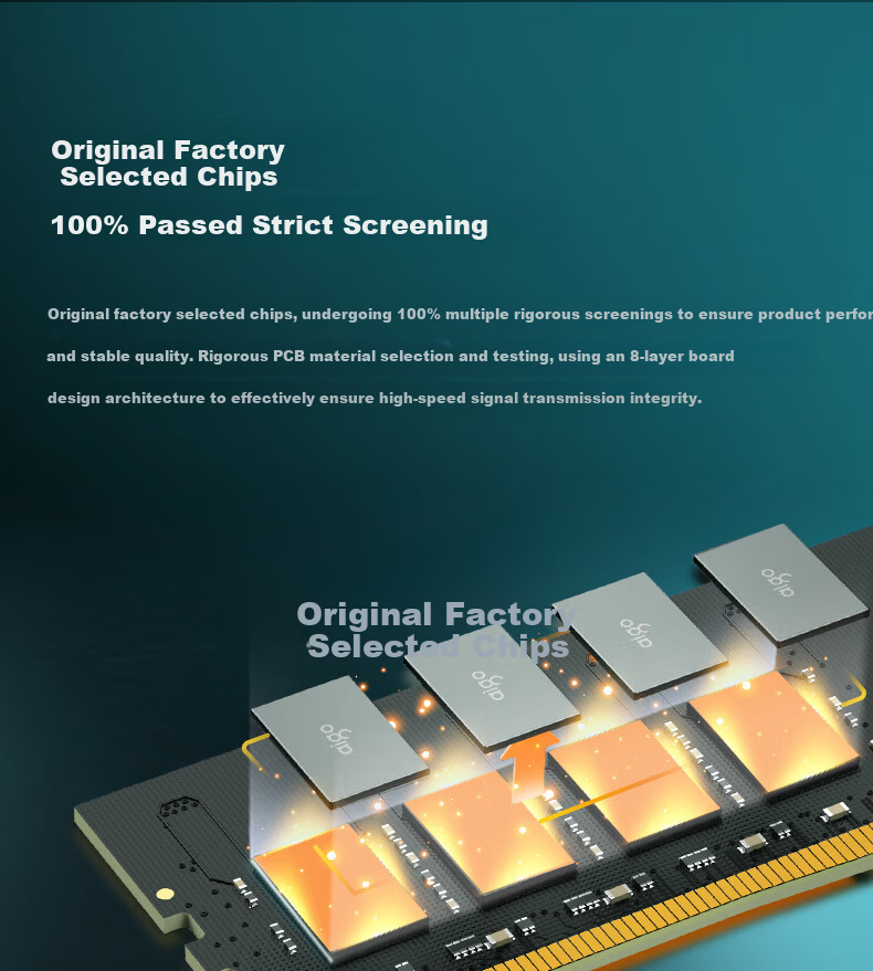Aigo 16GB (8G×2) Kit, DDR4 3600 Desktop Memory Module, Hynix CJR Chips Heat Spreader, Jingying Black C18 Deepseek Hardware 7