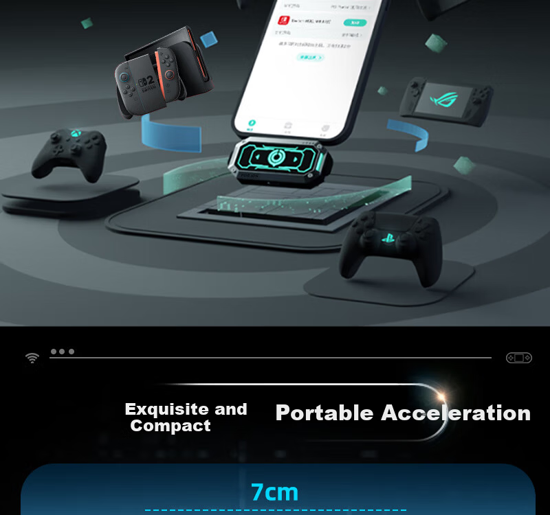 NetEase UU Accelerator Box Wi-Fi 6 Edition [Annual Plan] NetEase UU Accelerator for PS4/PS5/Switch 2/XSX/Steam Deck Acceleration 3