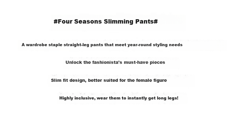 Jeanswest Women's Summer Trendy Straight-Leg Stretch Slim Fit Blue-Grey Cigarette Pants 2XL 2