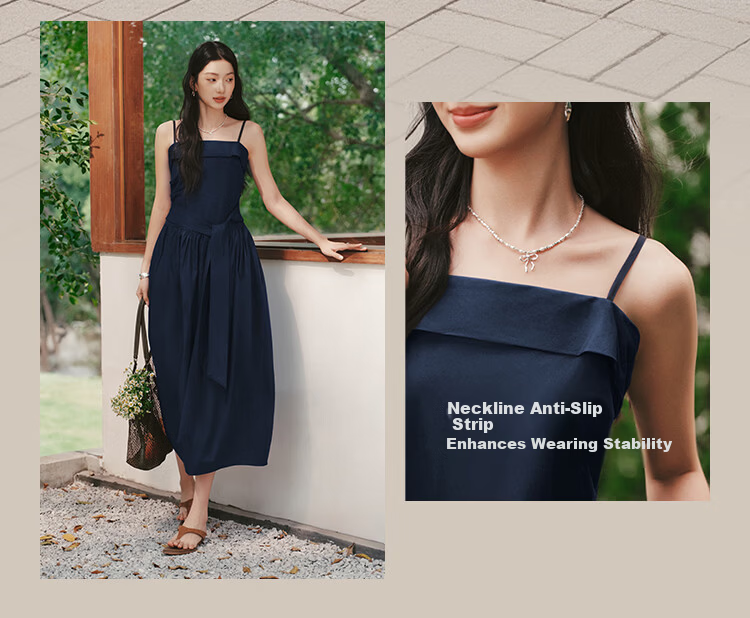 Semir Chen Duling Tulip Hem Strapless Dress Women's Summer 2026 Pure Desire Long Dress 109326114003 9