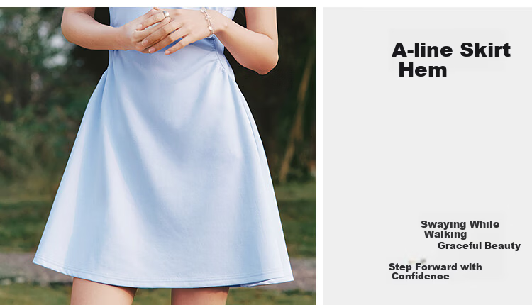 Semir Women's Summer Dress U-Neck Solid Color Pleated Short Sleeve Short Skirt 2026 Minimalist Design 109326114005 21