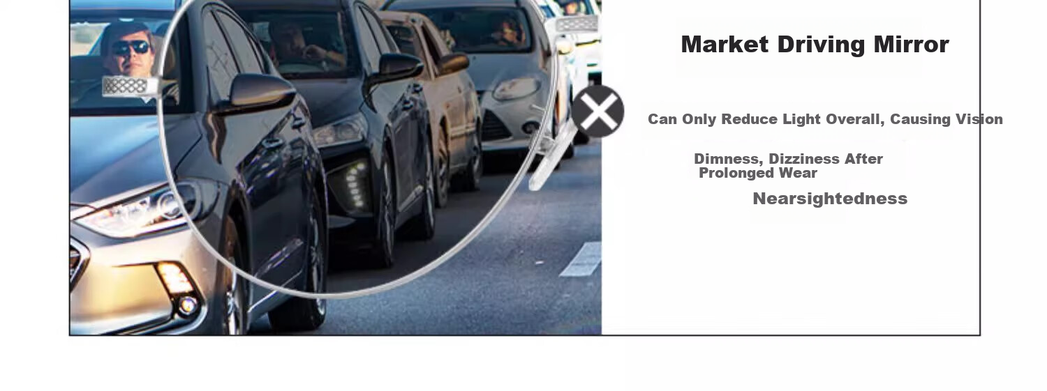 GOGOSOON Frameless Polarized Men's Driving Aviator Frog Sunglasses Ultra-Light Photochromic Sunglasses for Driving 8