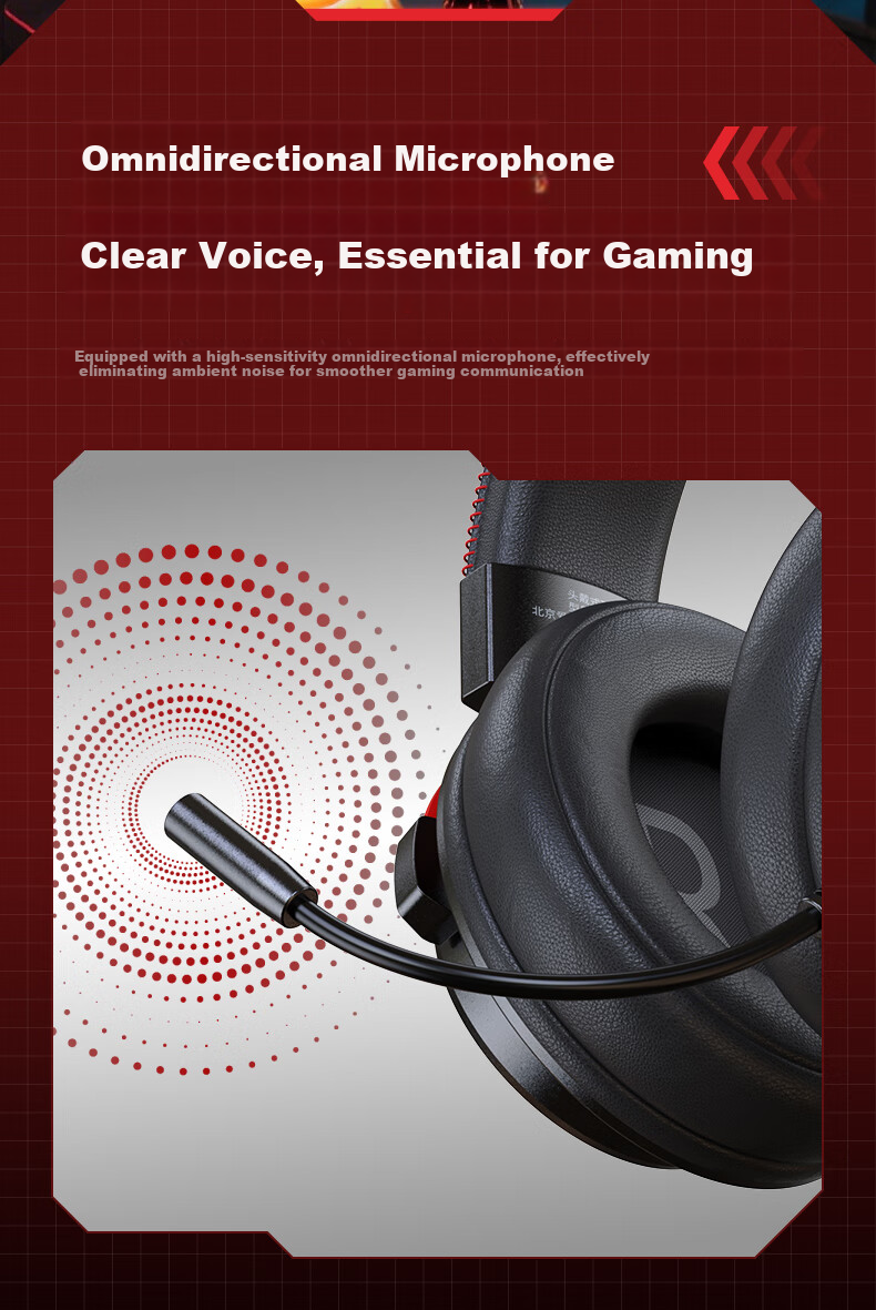 Aigo Wired Gaming Headset Over-Ear Lightweight Suspension Headband Tri-Color RGB PUBG Delta FPS AL600 8