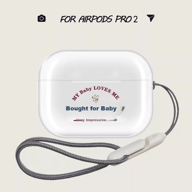 Beiyipin Cute Protective Case for AirPods Pro 2 Transparent Earphone Cover Compatible with Apple AirPods Pro Second Generation 6