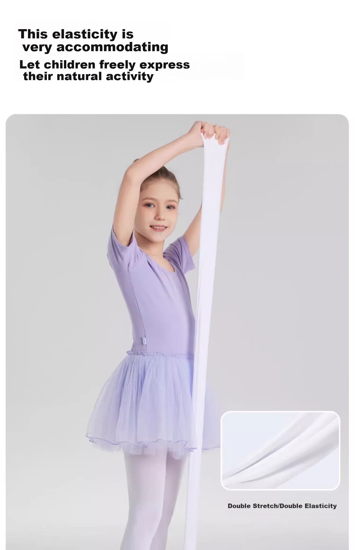 Dingguagua Children's Dance Tights Girls' Practice Pantyhose White Professional Stockings Thin Spring Summer 5