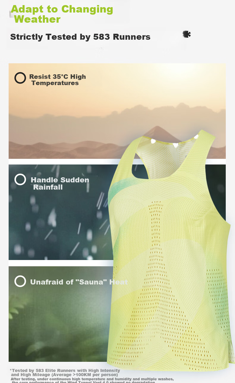 Feibit Wind Tunnel Vest 4.0 | Women's Running Vest Quick-Dry Breathable Marathon Sleeveless Lightweight Printed Top 1
