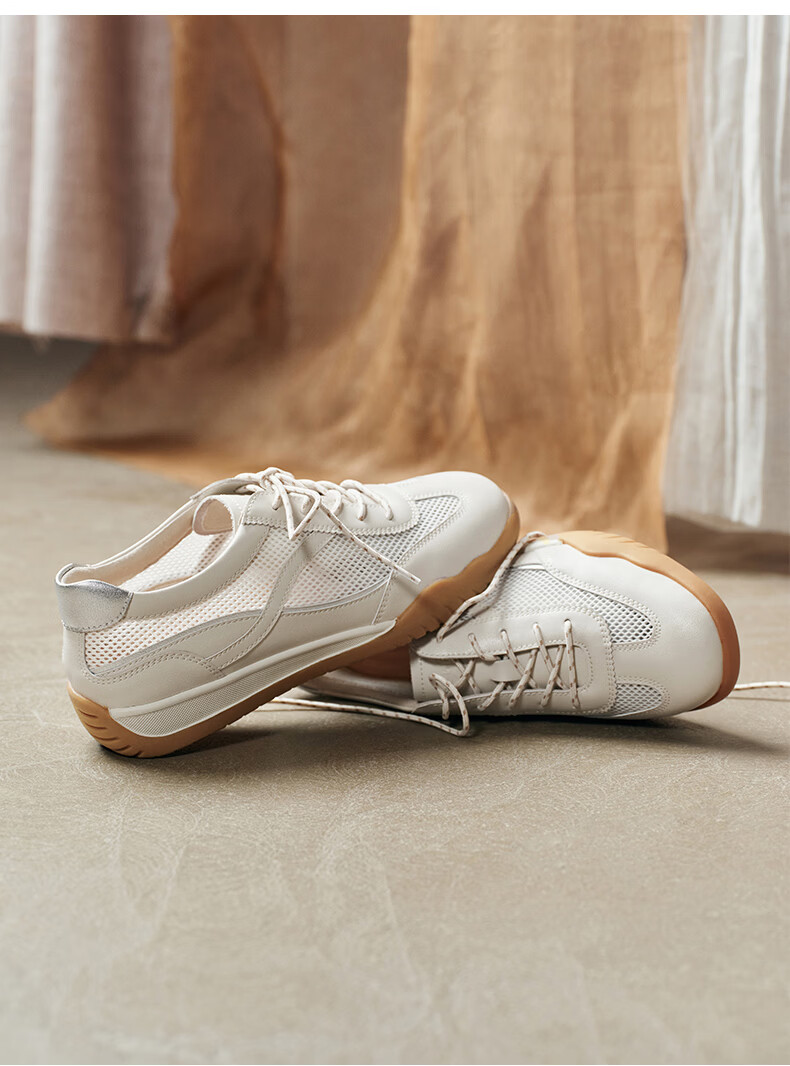 Senda Guo Yuxin Same Style Little Pony Training Shoes Women 2026 Spring New Ma Shang You Qian Agan Sneakers 4NRD5 Brown Size 35 19