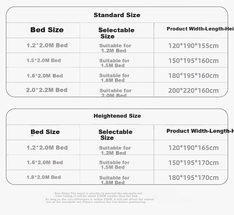 Cottonfaith Class A Home Installation-Free Baby Anti-Fall Mosquito Net Yurt Tent Frame Double Door 1.8x2 Meters [Foldable] 11