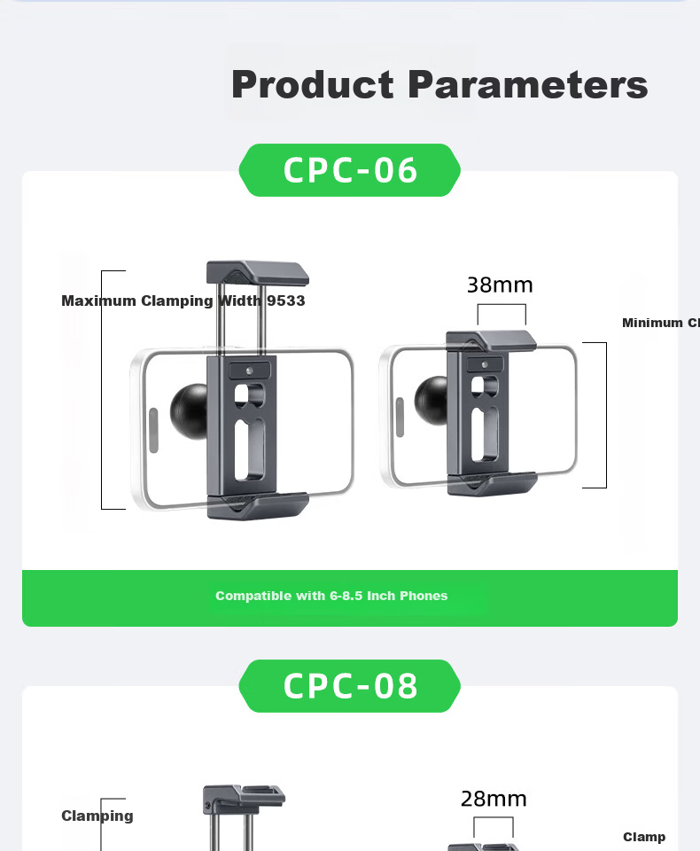 FANAUE Bicycle Electric Scooter Ball Head Phone Holder Quick Release Clamp Extension 25mm Ball Head Accessory CPC-08 17