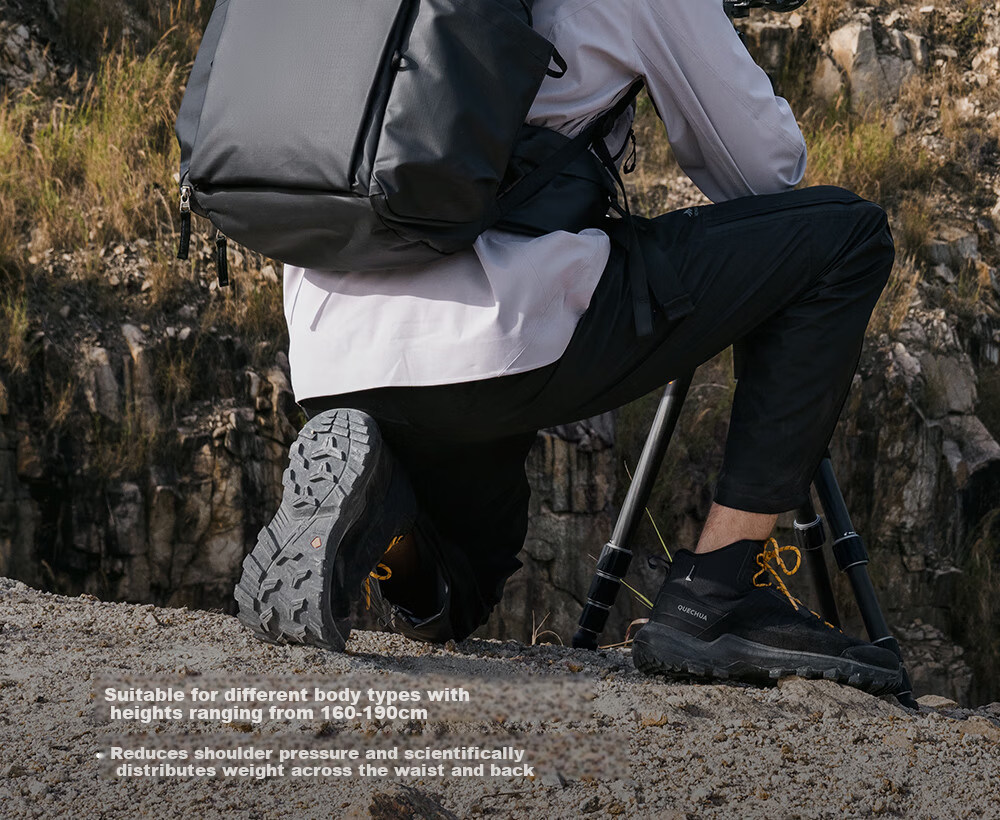 K&F CONCEPT Exploration Series Outdoor Hiking Photography Backpack Professional Carrying System Large Capacity 40L Travel Outdoor Hiking Multifunctional Camera Bag 4