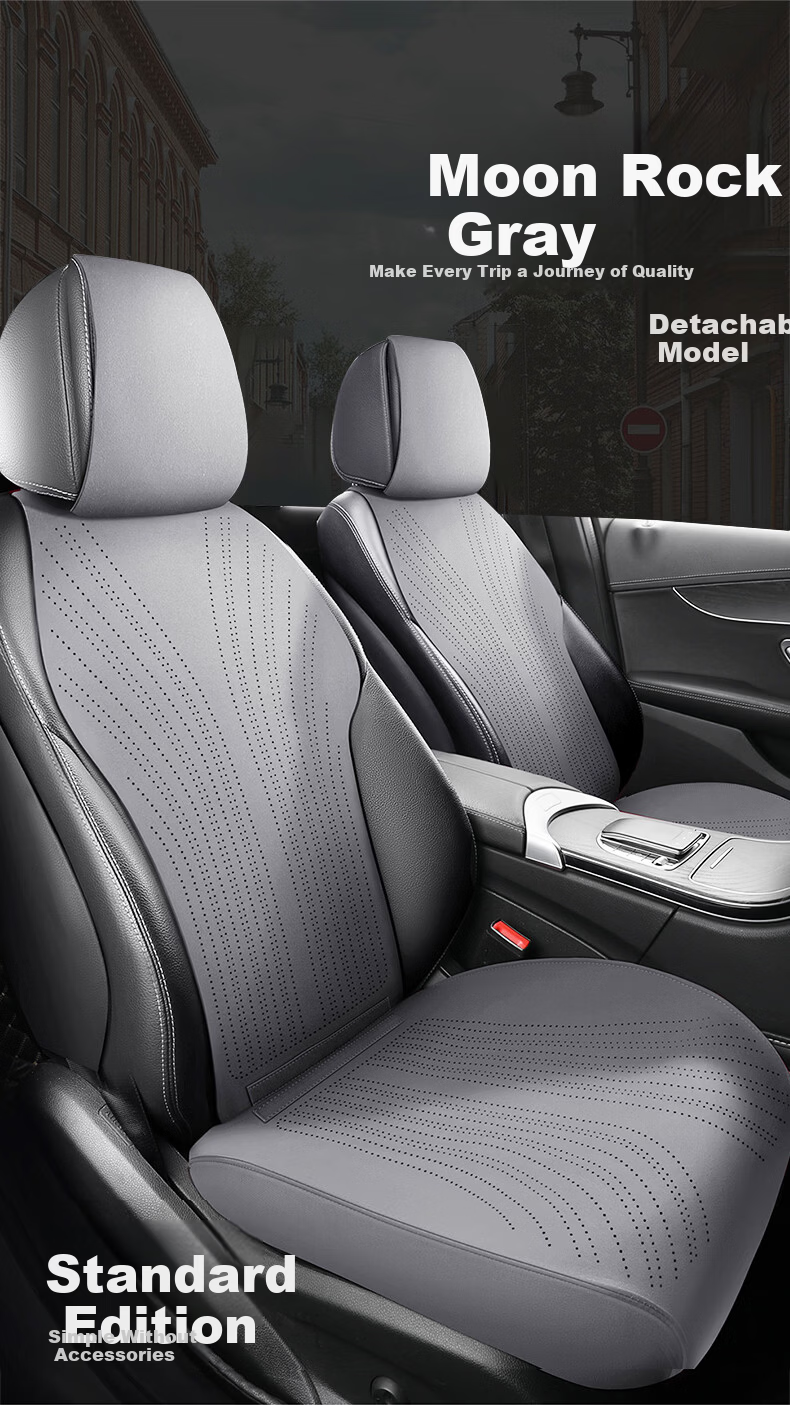 RATHBONE Car Seat Cushion All-Season Universal Suede Saddle Pad Universal Seat Cover for Volkswagen Lavida Passat Sagitar 14