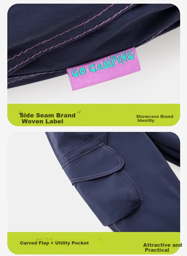 Ciciibear Waterproof Cooling Splash Pants Baby Work Pants Spring Autumn Boys Children's Casual Pants 2024 14