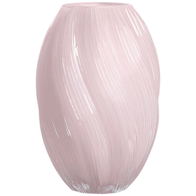 Fanye Luxury Vintage Glass Vase High-End Decorative Ornament for Living Room Fresh and Dried Flowers French Style Floral Arrangement Home Decor