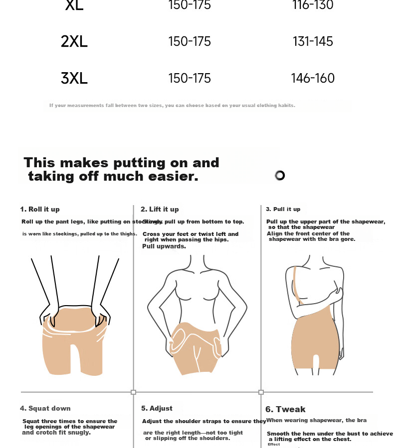 GRACEWELL Women's Shapewear Bodysuit Tummy Control Waist Cincher Butt Lifter Bra-Free Body Shaping Underwear Nude L 26