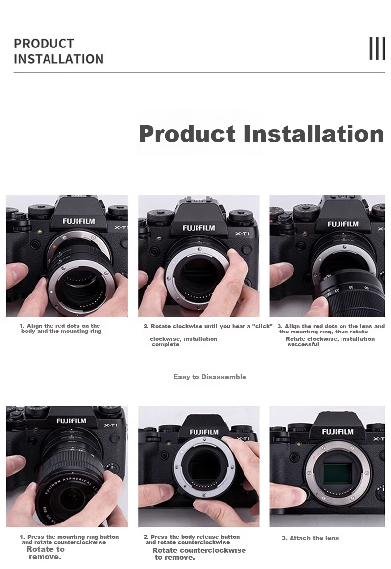 JJC Close-Up Lens Adapter Macro Extension Ring Z-Mount for Nikon Z50II Z6III Z63 ZF Z8 ZFC Z72 Z9 Z30 Zfc Camera Accessories 13