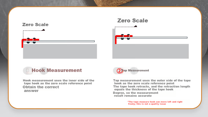BERRYLION Ultra-Compact Steel Tape Measure Thickened Household Tape Measure Box Tape 10m x 25mm High Precision Ruler 10