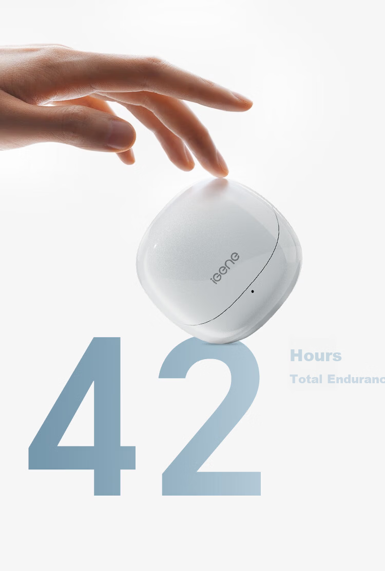 IGene [AI Translation + Conference Summary] 2026 New Smart Bluetooth Earphones, Semi-In Wireless, for Music And Gaming, Low Latency, Compatible with Huawei, Xiaomi, OPPO, OnePlus, Vivo 11