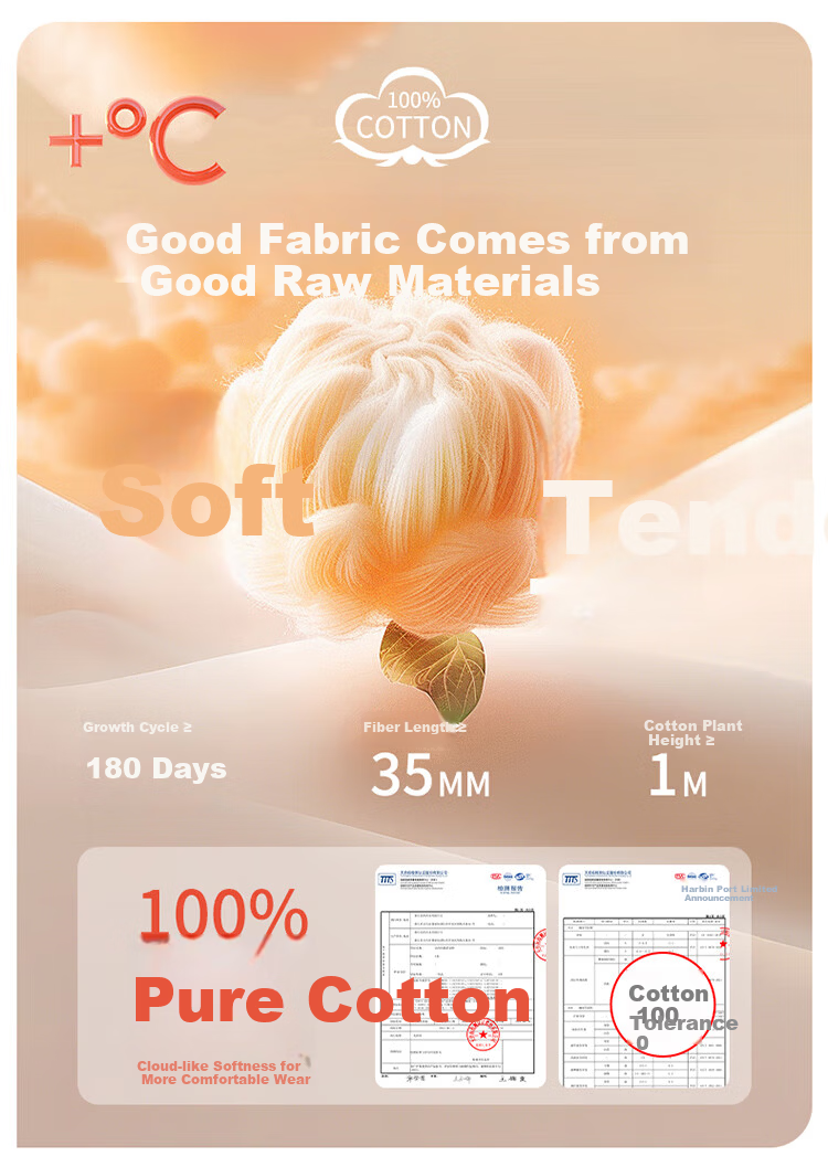 Hodo Kids Thermal Underwear 100% Cotton Antibacterial Anti-Mite Anti-Static Comfortable Autumn Set for Boys and Girls 3