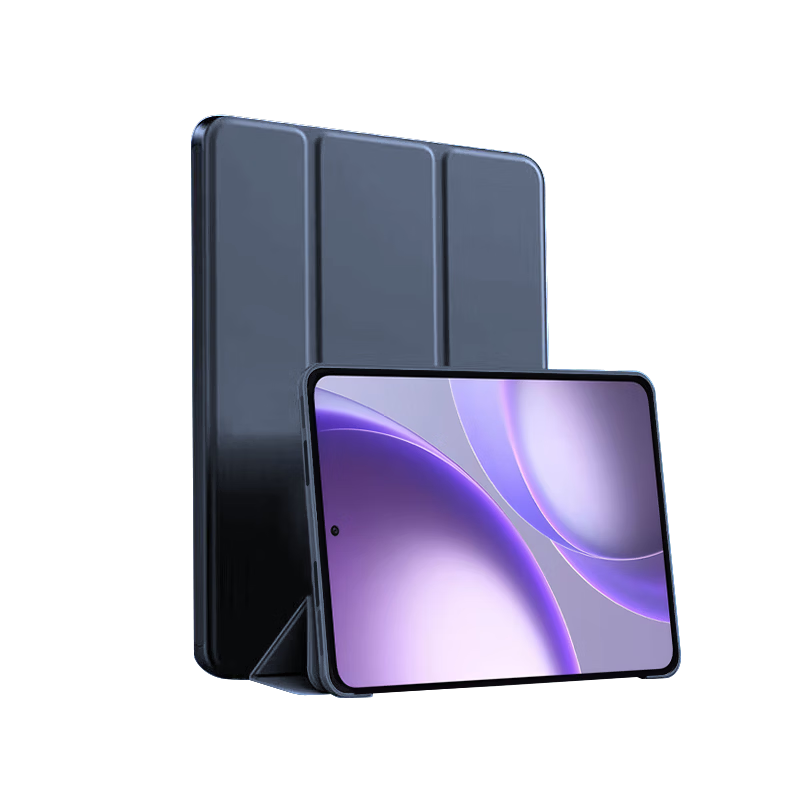 ALittleFlower Compatible with OPPO Pad Mini Case, 8.8-Inch 2026 Model, Foldable Stand Protective Cover for OPPO Tablet, Shockproof Slim Soft Shell with Sleep/Wake Function, Deep Blue Color