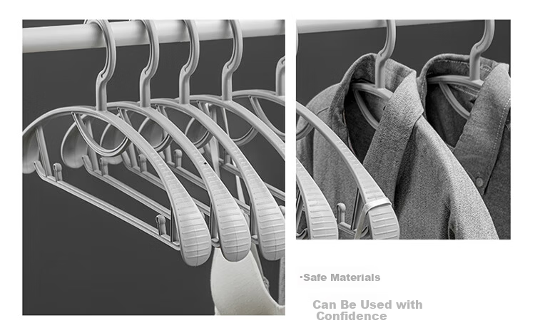 Ie no Monogatari Japanese Travel Clothes Hanger 5-Hole Drying Rack Hotel Indoor Clothes Drying Rack Portable Foldable Travel Hanger for Business Trips 14
