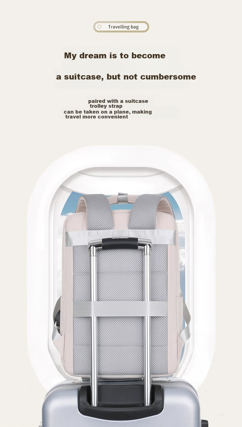 BRINCH Laptop Backpack 14/16 Inch Large Capacity Unisex Travel Business Commuter Shoulder Bag 9