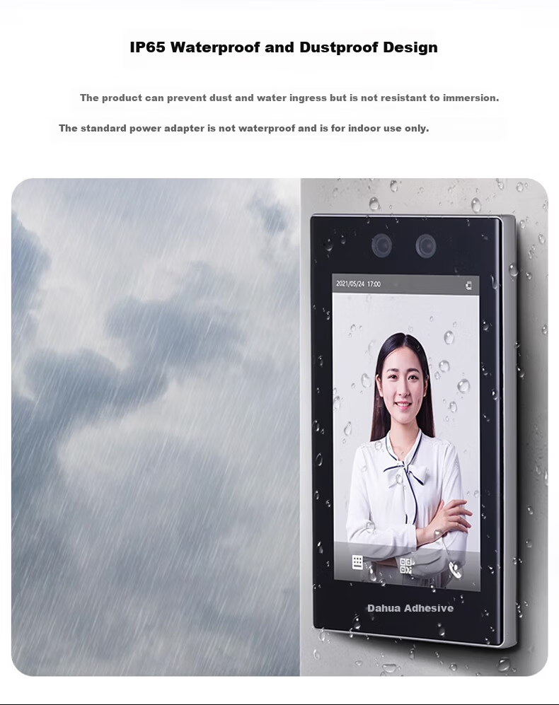 Dahua Facial Recognition Access Control All-in-One Machine Enterprise WeChat Co-branded Attendance Machine 7-inch Large Touch Screen Outdoor Waterproof Face and Card Attendance Turnstile K72 15