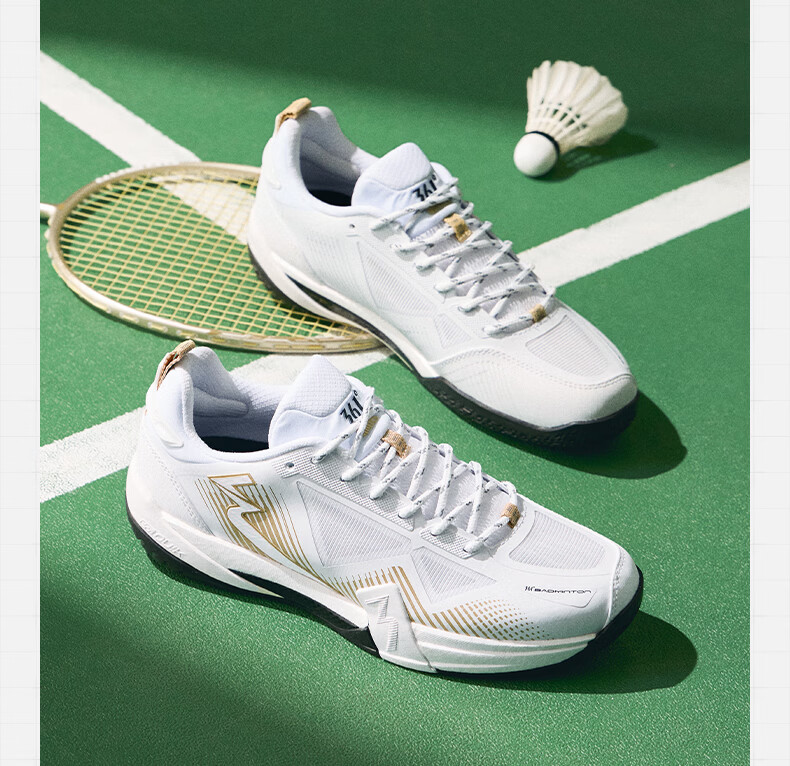 361° Men's Sports Badminton Shoes Winning PRO V2 Professional Shock Absorption Non-Slip Wear-Resistant Training Shoes 672624401-1 13