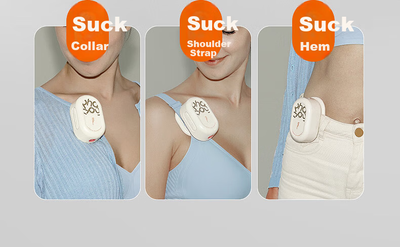 Xiaoyaxiang Hands-Free Double Electric Breast Pump Portable Neck-Hanging Variable Frequency High Suction Milk Extractor with Storage Bag 9