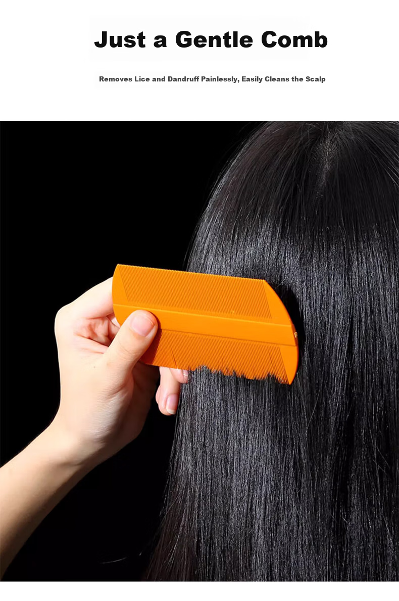 Chense Lice Comb and Hair Tie Set - Ultra-Dense Fine Tooth Comb for Removing Lice Eggs, Dandruff, and Head Lice 7