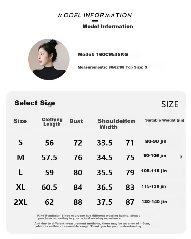 Shuangxing Women's Half Turtleneck Half Sleeve T-Shirt, 5/10 Sleeve Spring Summer New Style, Black, 2XL 4
