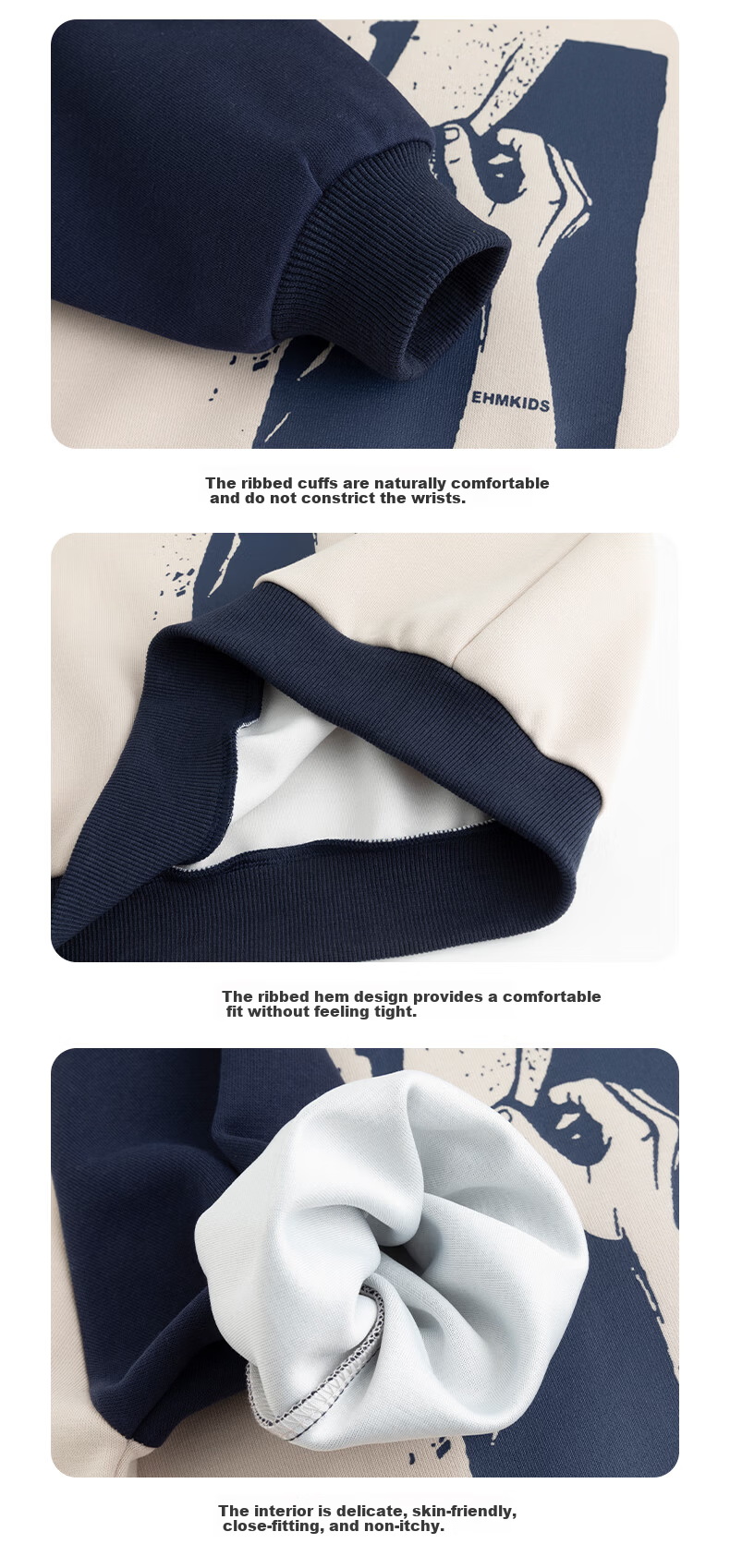 Little Elephant Ham Boys' Sweatshirt Crew Neck Spring Autumn Base Shirt 2026 New Style Top for Older Kids Coffee Color 160 cm 9