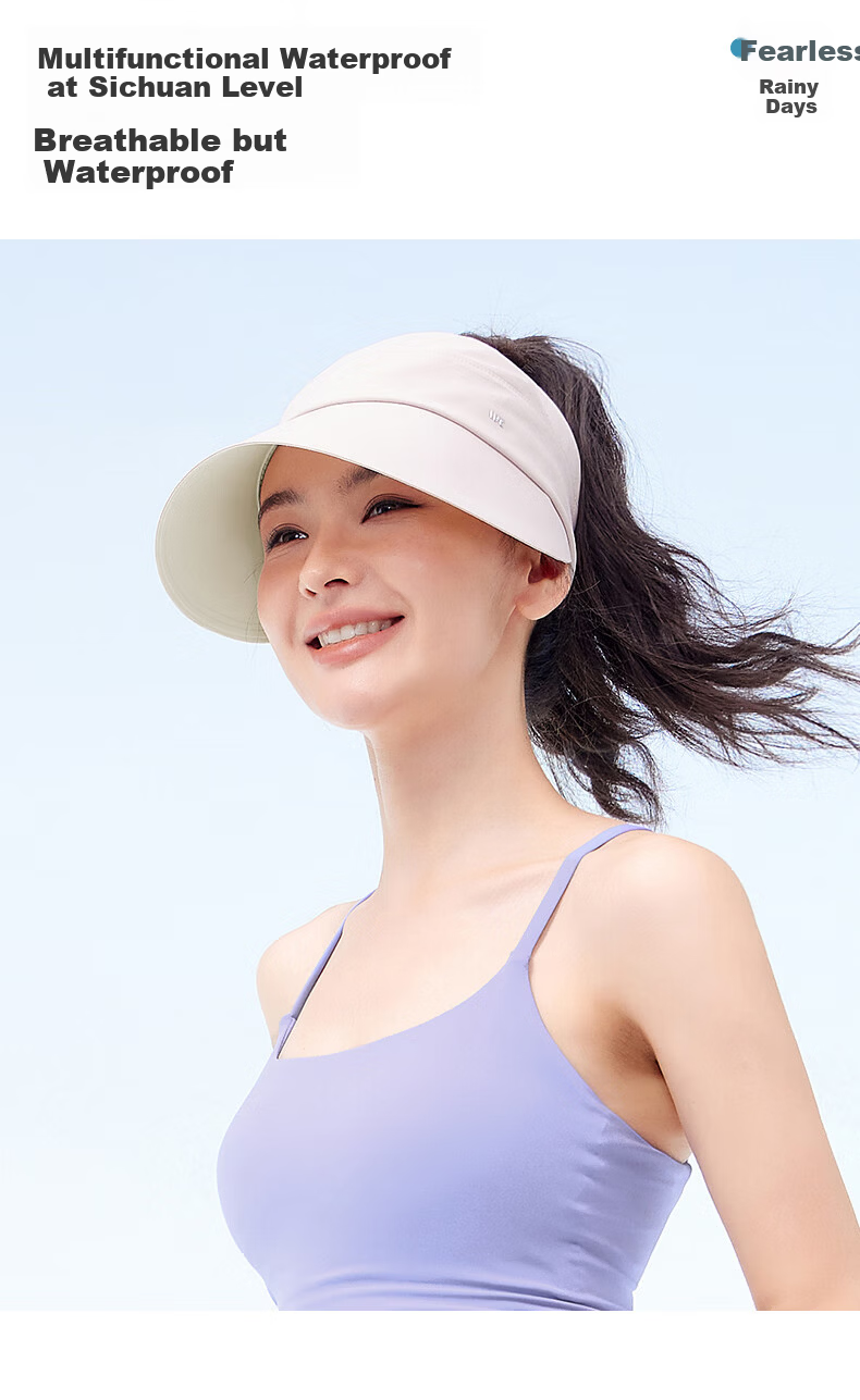 VVC Sun Hat for Women, Summer Wide Brim UV Protection Sun Hat, Ponytail-Friendly Fisherman Sun Hat for Travel, Ice Mist Pink 6