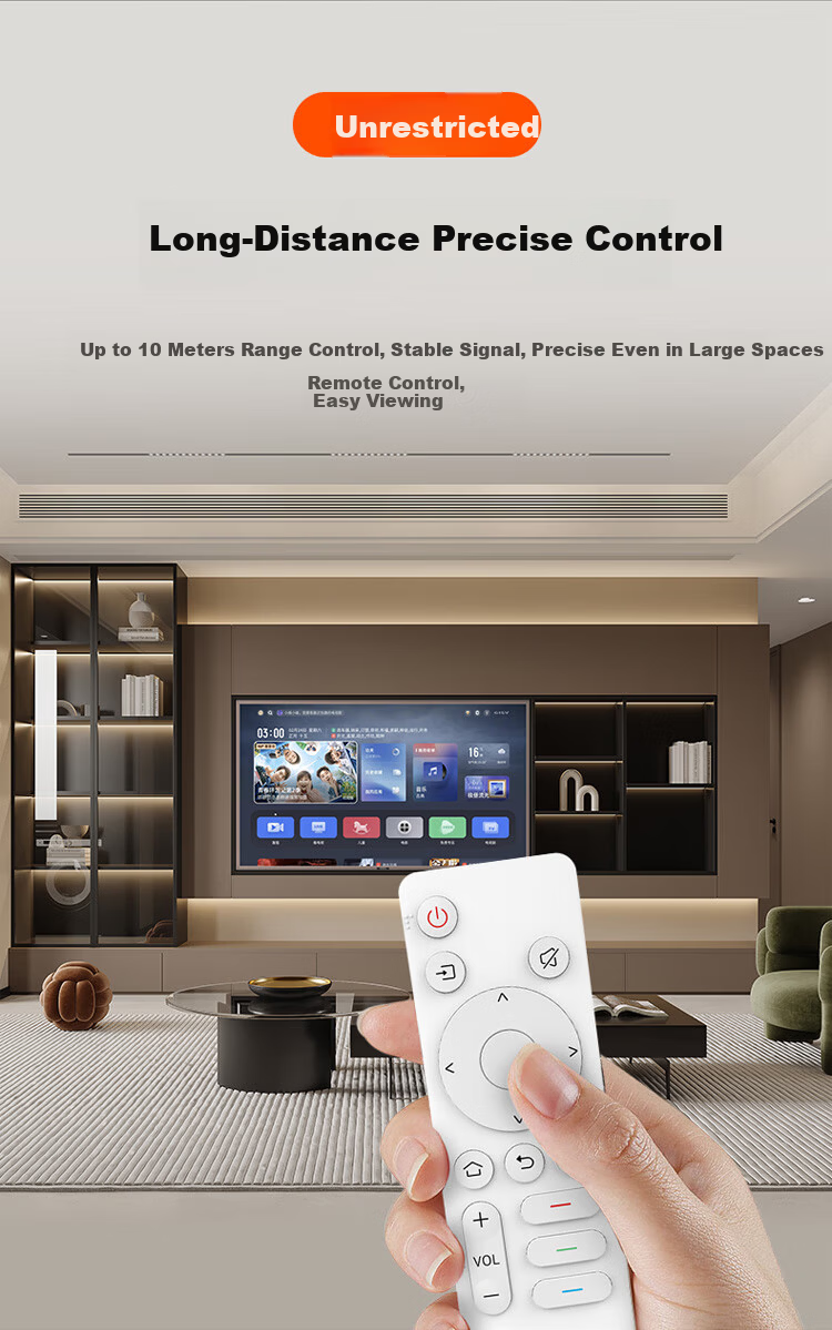 Coocaa Skyworth TV Remote Control Infrared Universal Strong Signal Long Distance Precise Control Sensitive Buttons Energy Saving TV Accessories YK-C10 Black 1
