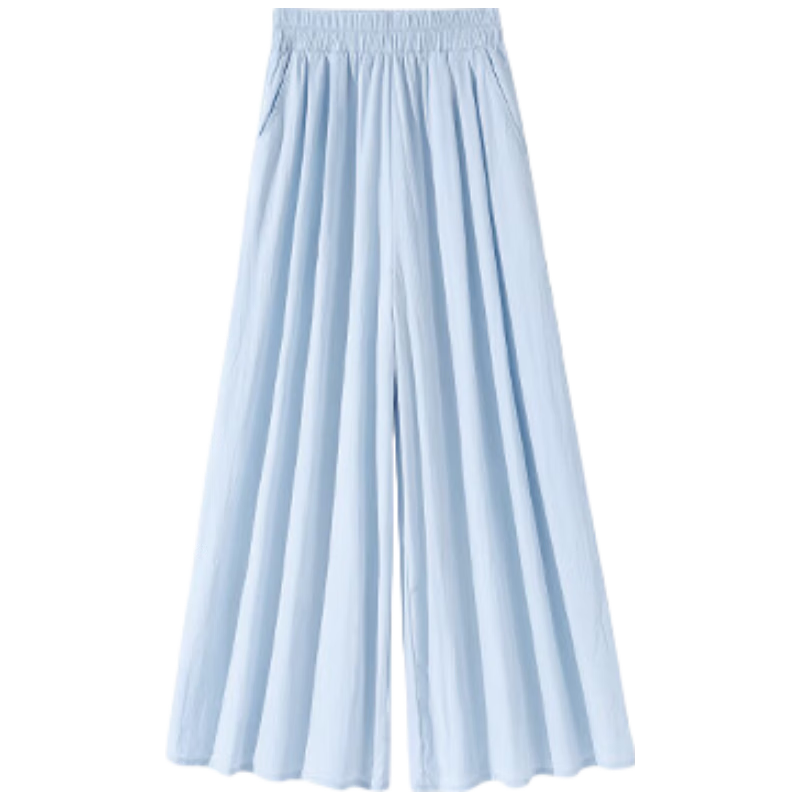 Baleno S&K Yamamoto Women's Summer 2026 New Cool Breathable High-Waist Slimming Loose Lazy Style Draped Wide-Leg Pants