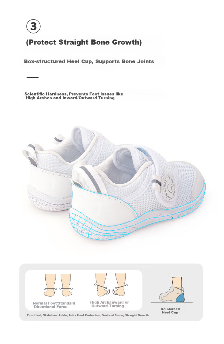 Kids.ing Kindergarten Indoor Shoes Spring Autumn Mesh Breathable Sports Casual Shoes White Size 27 7