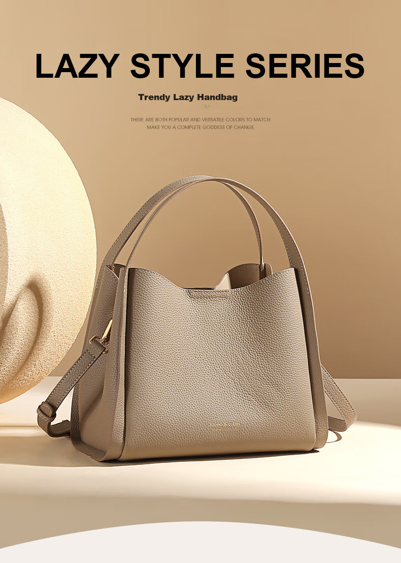 TUCANO Women's Bag 2026 New Bucket Style First Layer Cowhide Luxury Handheld Crossbody Shoulder Bag Birthday Gift for Women 1