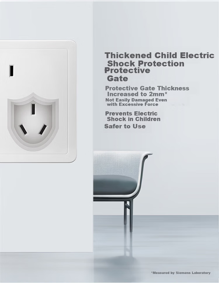 SIEMENS Socket Panel Five-Hole with USB + Type-C 20W Fast Charging Port Elegant White 5UB14743NC012P 10