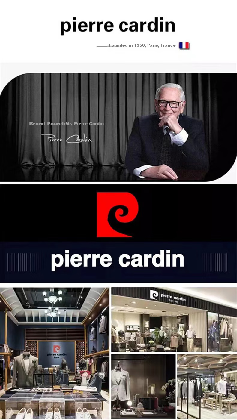 Pierre Cardin Men's Spring Autumn New Business Casual Slim Fit Blazer Youth Two-Button Suit Jacket 1